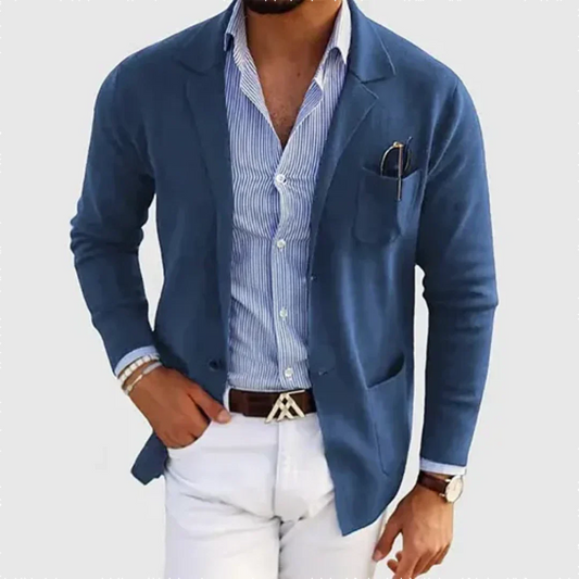 Mason Men's Blazer Jacket | Grey, Casual Comfort, Timeless Design 0