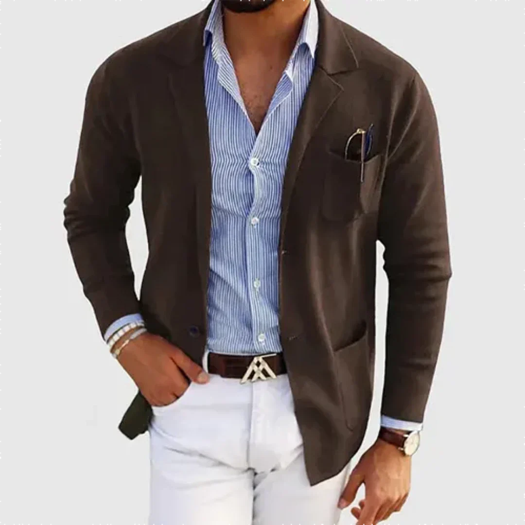 Mason Men's Blazer Jacket | Grey, Casual Comfort, Timeless Design 1