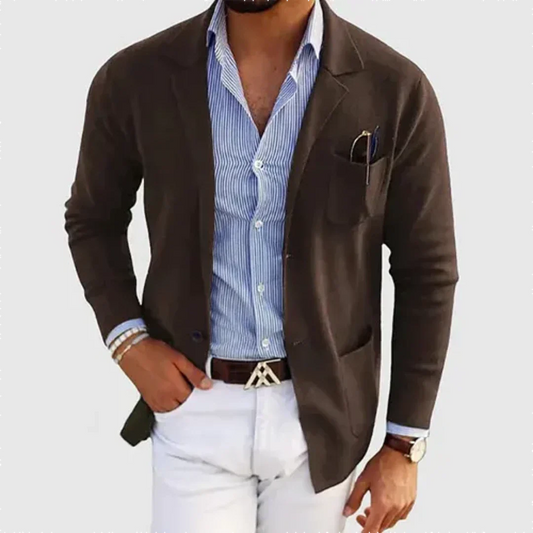 Mason Men's Blazer Jacket | Grey, Casual Comfort, Timeless Design 1