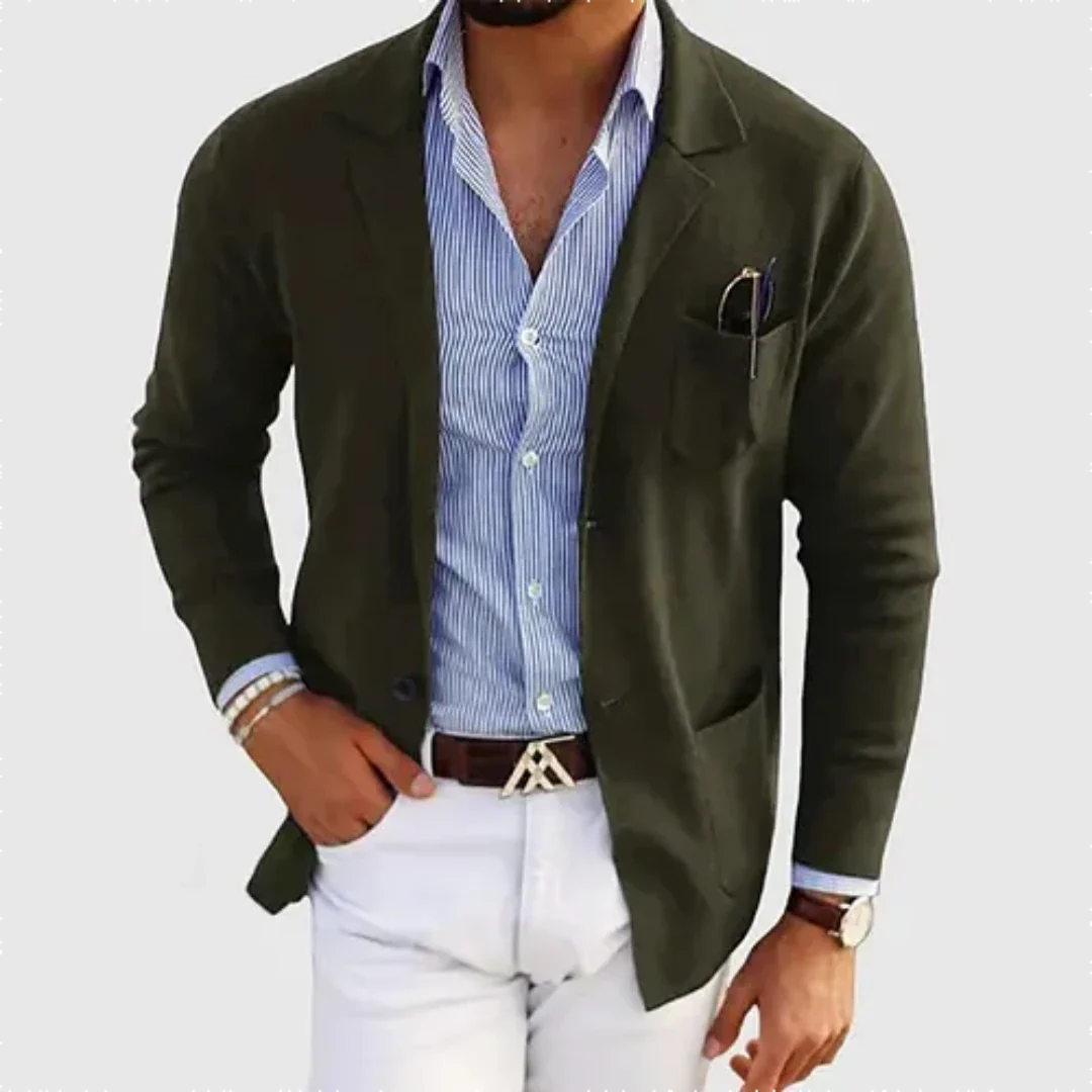 Mason Men's Blazer Jacket | Grey, Casual Comfort, Timeless Design 5