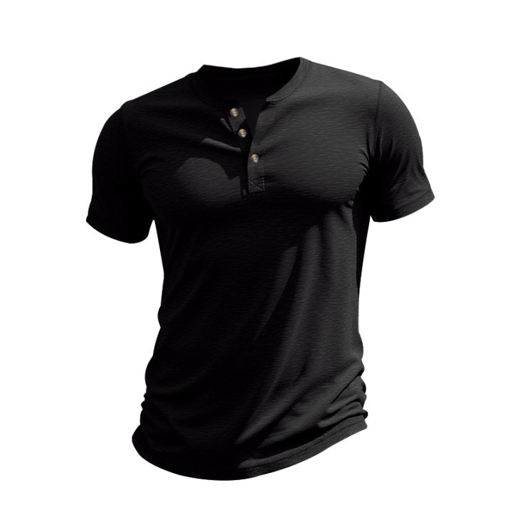Maverick Men's Henley T-Shirt | Relaxed Fit, Soft Fabric 0