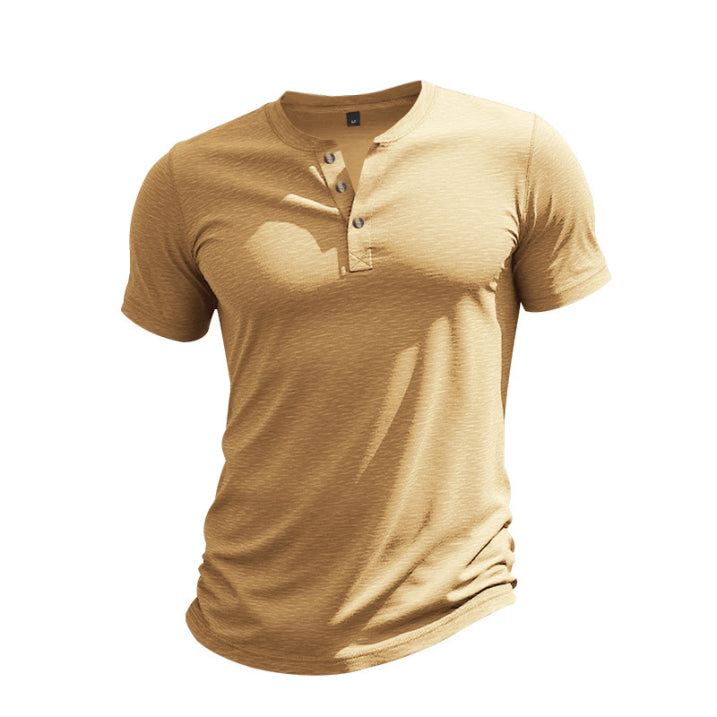 Maverick Men's Henley T-Shirt | Relaxed Fit, Soft Fabric 5