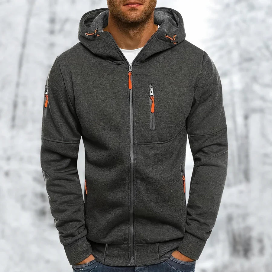 Maverick Men's Hooded Jacket | High-Quality Fabric, Stylish Design 1