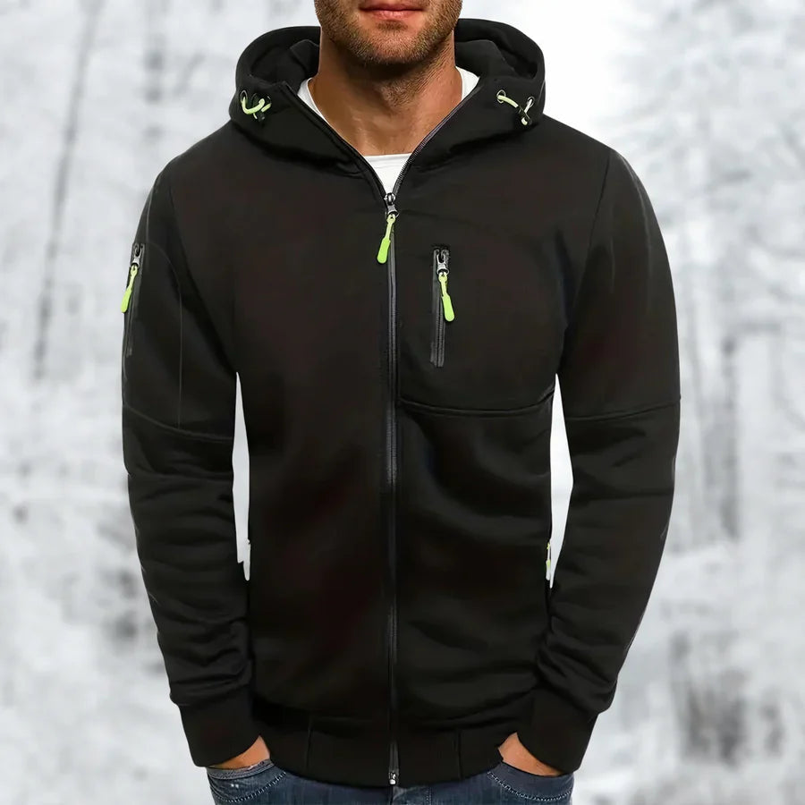 Maverick Men's Hooded Jacket | High-Quality Fabric, Stylish Design 3