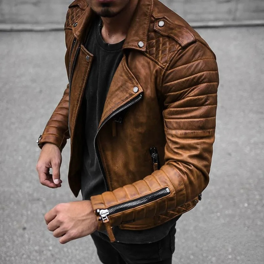 Maverick Men's Motorcycle Jacket | Weather-Resistant, Stylish 1