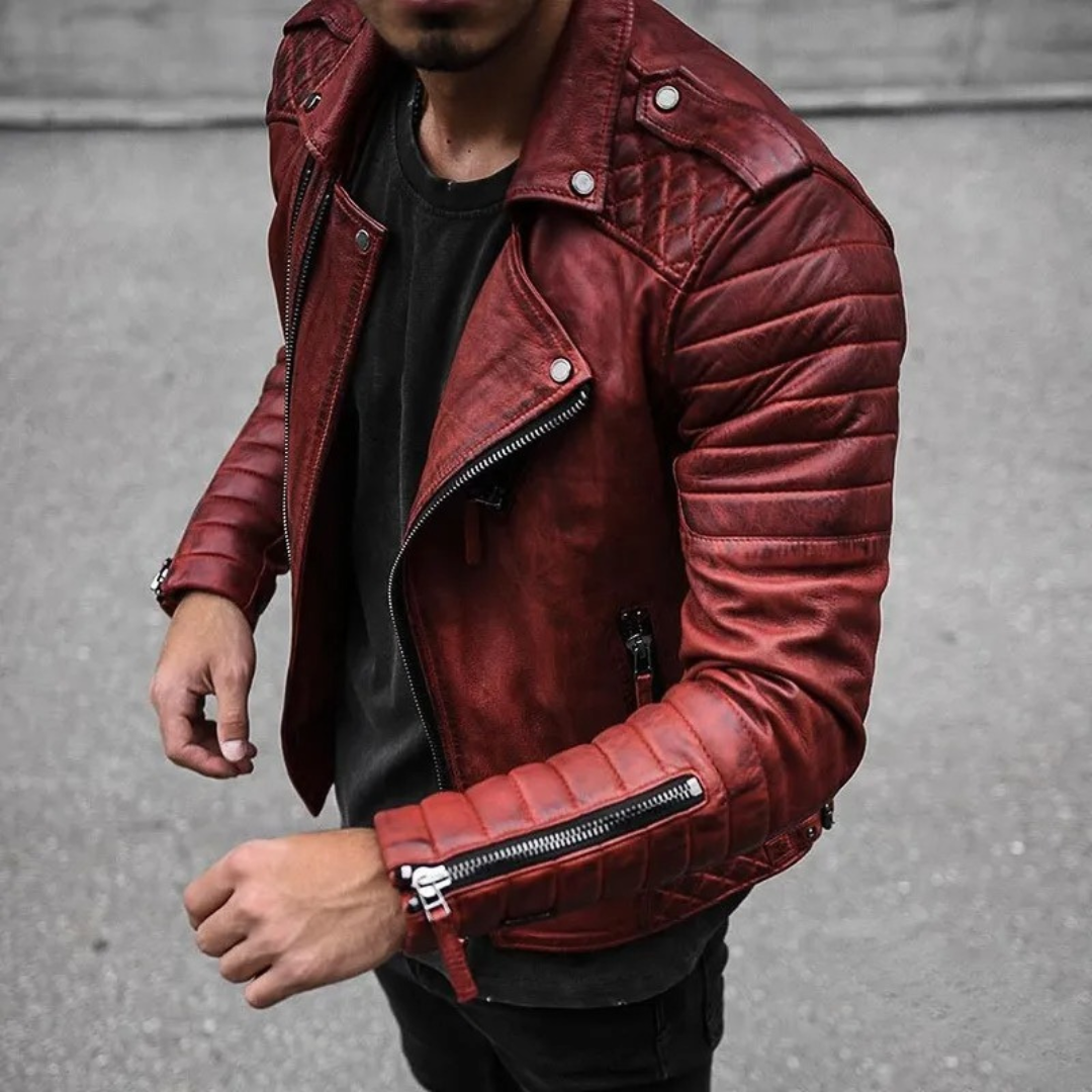 Maverick Men's Motorcycle Jacket | Weather-Resistant, Stylish 2