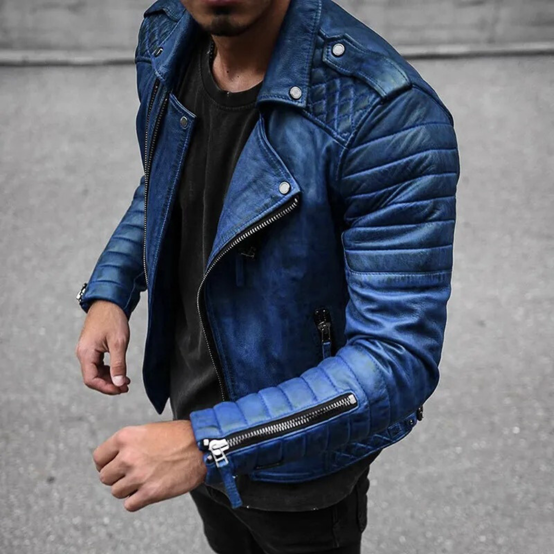 Maverick Men's Motorcycle Jacket | Weather-Resistant, Stylish 3
