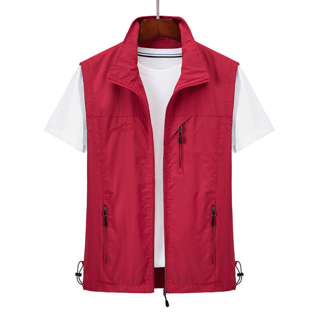 Maverick Men's Vest | Stand-Up Collar, Versatile Style 1