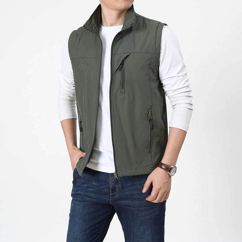 Maverick Men's Vest | Stand-Up Collar, Versatile Style 2