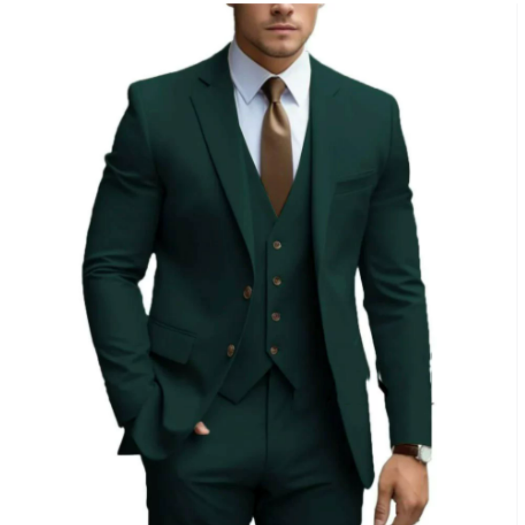 Maverick Men's Wedding Suit | Three-Piece, Modern Fit 0