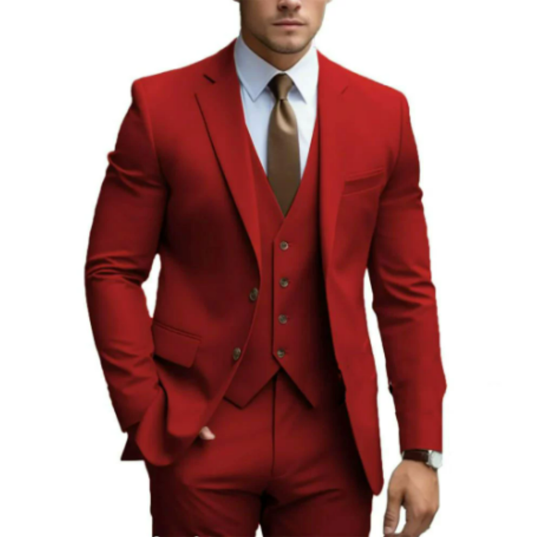 Maverick Men's Wedding Suit | Three-Piece, Modern Fit 10