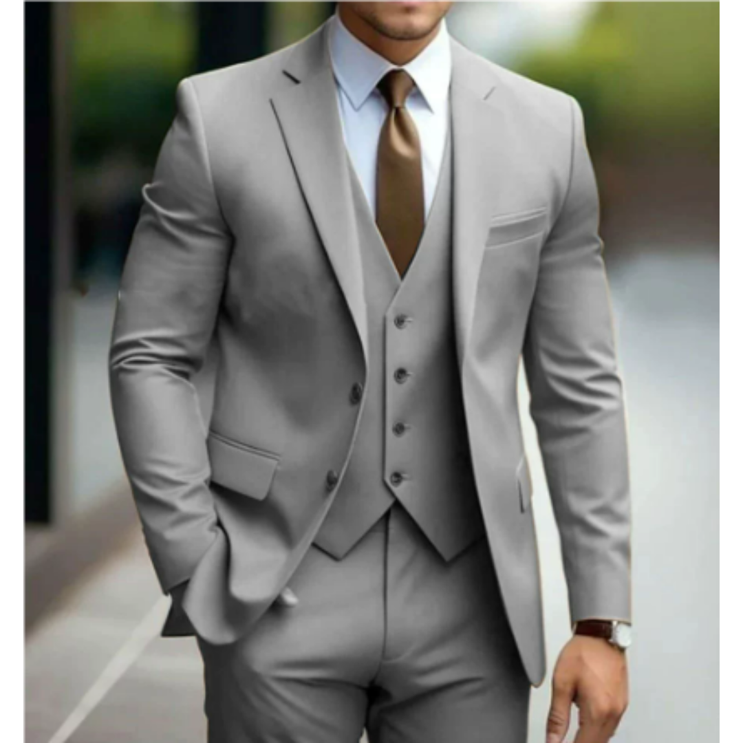 Maverick Men's Wedding Suit | Three-Piece, Modern Fit 11