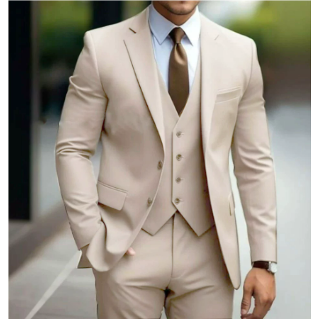Maverick Men's Wedding Suit | Three-Piece, Modern Fit 6