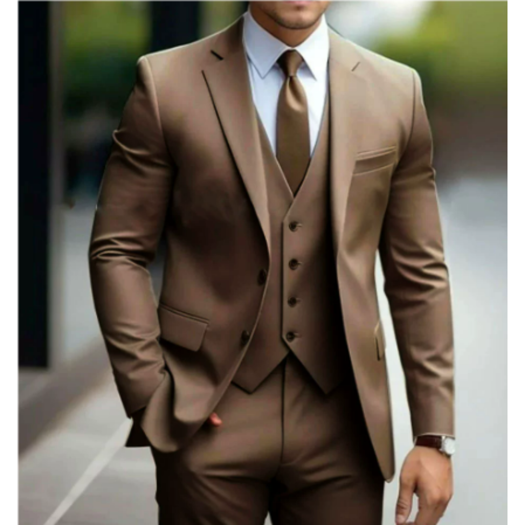 Maverick Men's Wedding Suit | Three-Piece, Modern Fit 7
