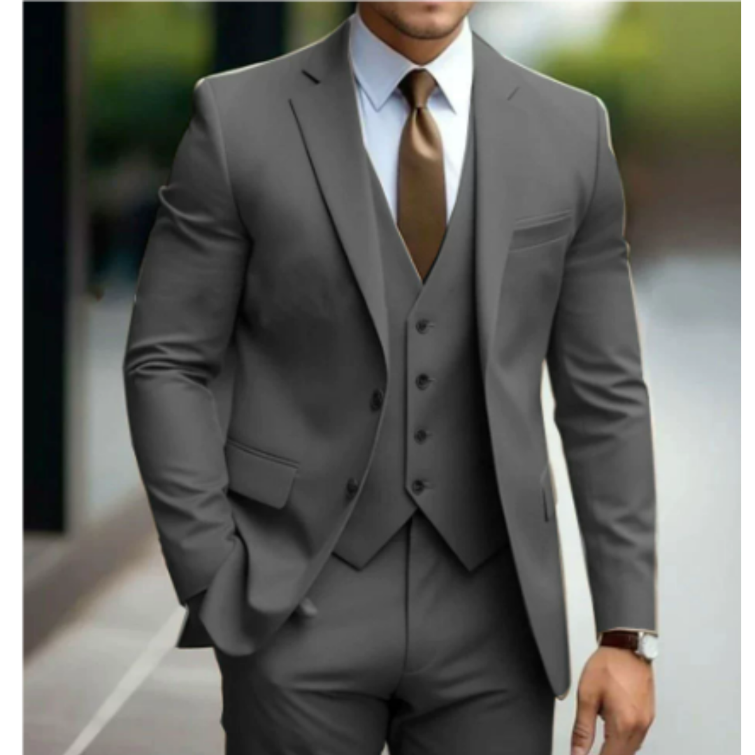 Maverick Men's Wedding Suit | Three-Piece, Modern Fit 9