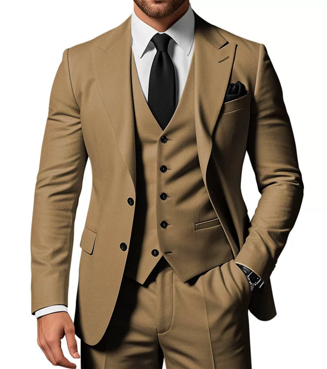 Max Men's 3-Piece Suit | Slim Fit, Elegant Wedding Suit for Men 0