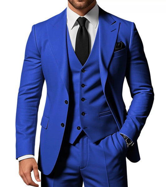 Max Men's 3-Piece Suit | Slim Fit, Elegant Wedding Suit for Men 1