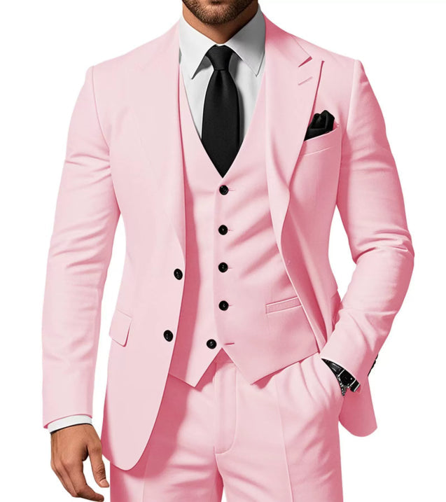 Max Men's 3-Piece Suit | Slim Fit, Elegant Wedding Suit for Men 4