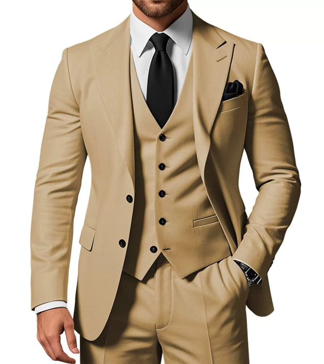 Max Men's 3-Piece Suit | Slim Fit, Elegant Wedding Suit for Men 5