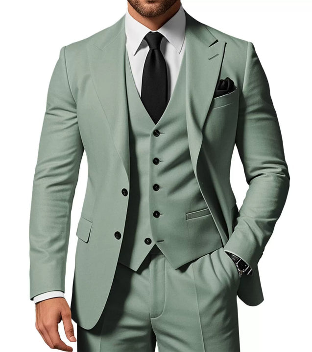 Max Men's 3-Piece Suit | Slim Fit, Elegant Wedding Suit for Men 6