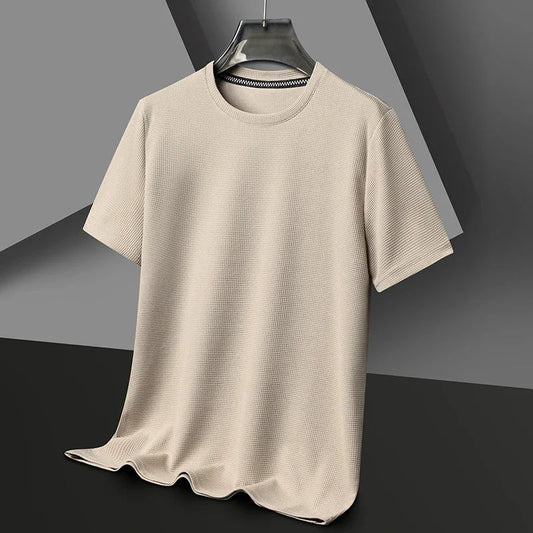 Max Men's T Shirt | Textured Fabric, Casual Short Sleeve 0