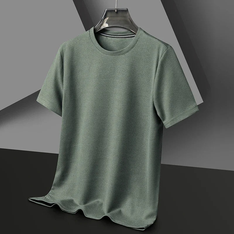 Max Men's T Shirt | Textured Fabric, Casual Short Sleeve 2