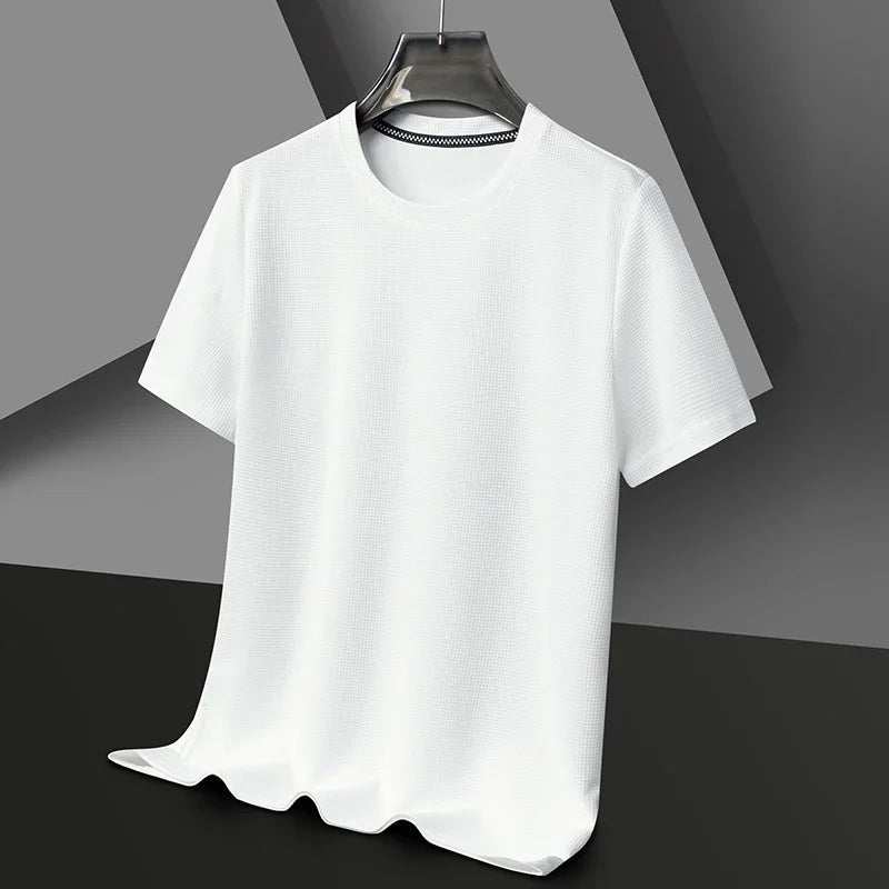 Max Men's T Shirt | Textured Fabric, Casual Short Sleeve 4