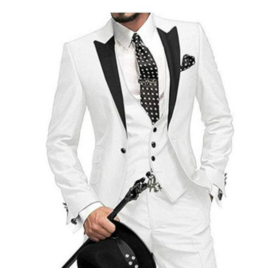 Max Men's Wedding Suit | Classic Three-Piece Design 6