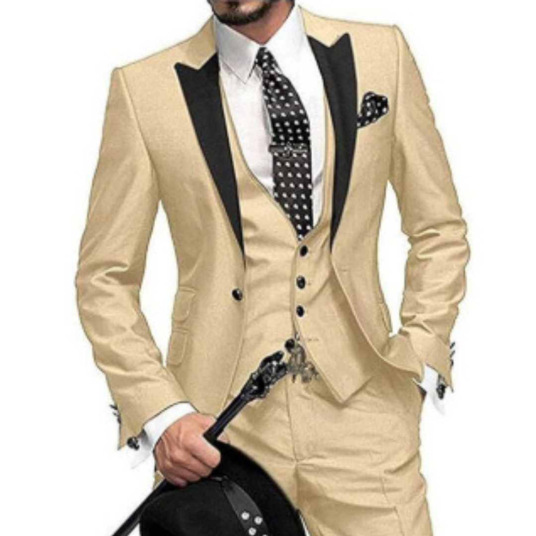 Max Men's Wedding Suit | Classic Three-Piece Design 7