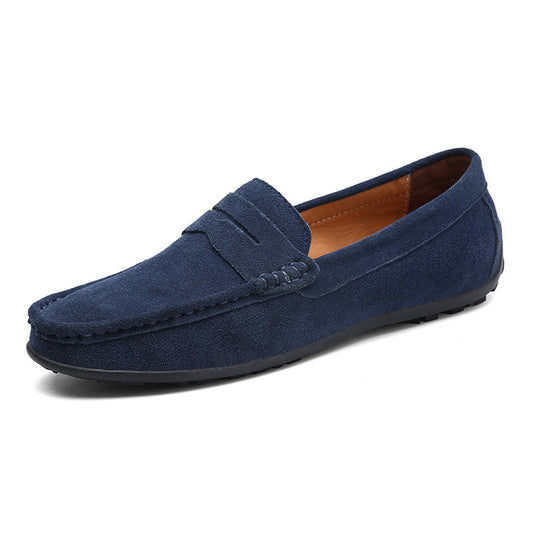 Max Relax Men's Black Loafers | Classic Slip-On Design, Comfortable Fit 0