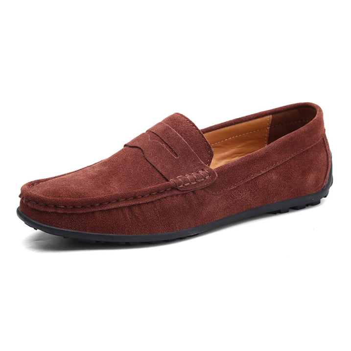 Max Relax Men's Black Loafers | Classic Slip-On Design, Comfortable Fit 4