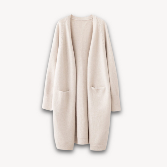 Maya Women's Long Cardigan | Effortless Layering, Open Front Design 0