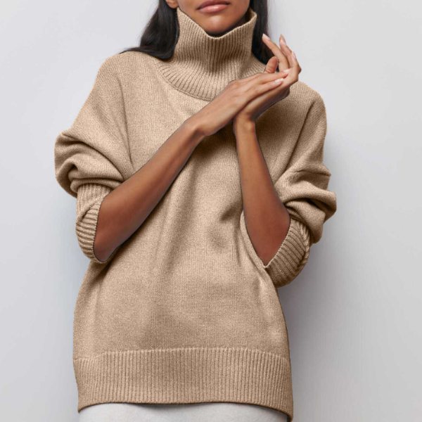 Maya Women's Turtleneck Sweater | Soft and Cozy 2