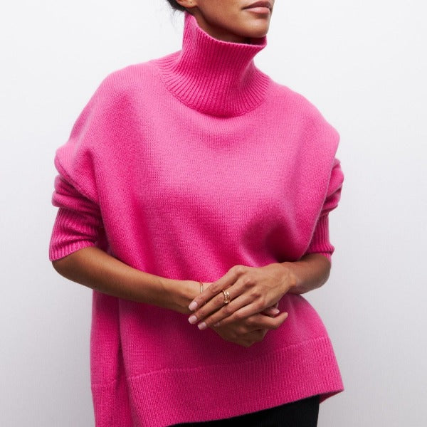 Maya Women's Turtleneck Sweater | Soft and Cozy 3