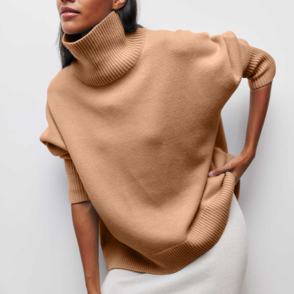 Maya Women's Turtleneck Sweater | Soft and Cozy 4