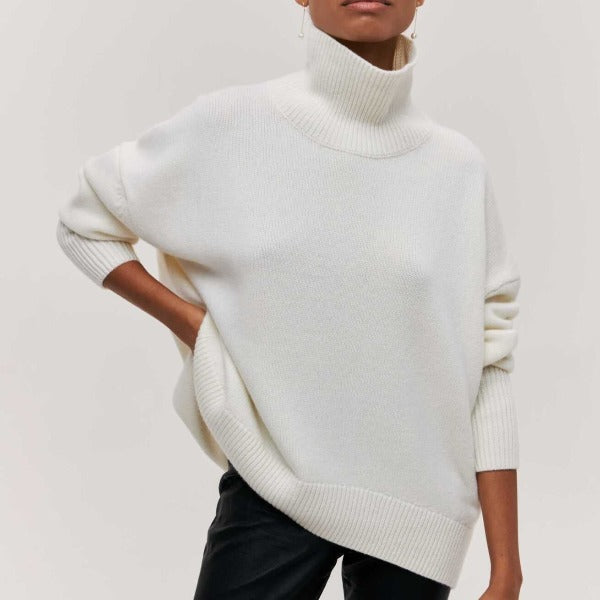Maya Women's Turtleneck Sweater | Soft and Cozy 7