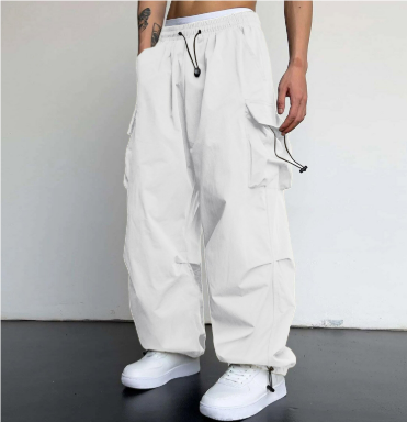 Milo Men's Baggy Pants | Wide Leg, Multi-Pocket Design 2