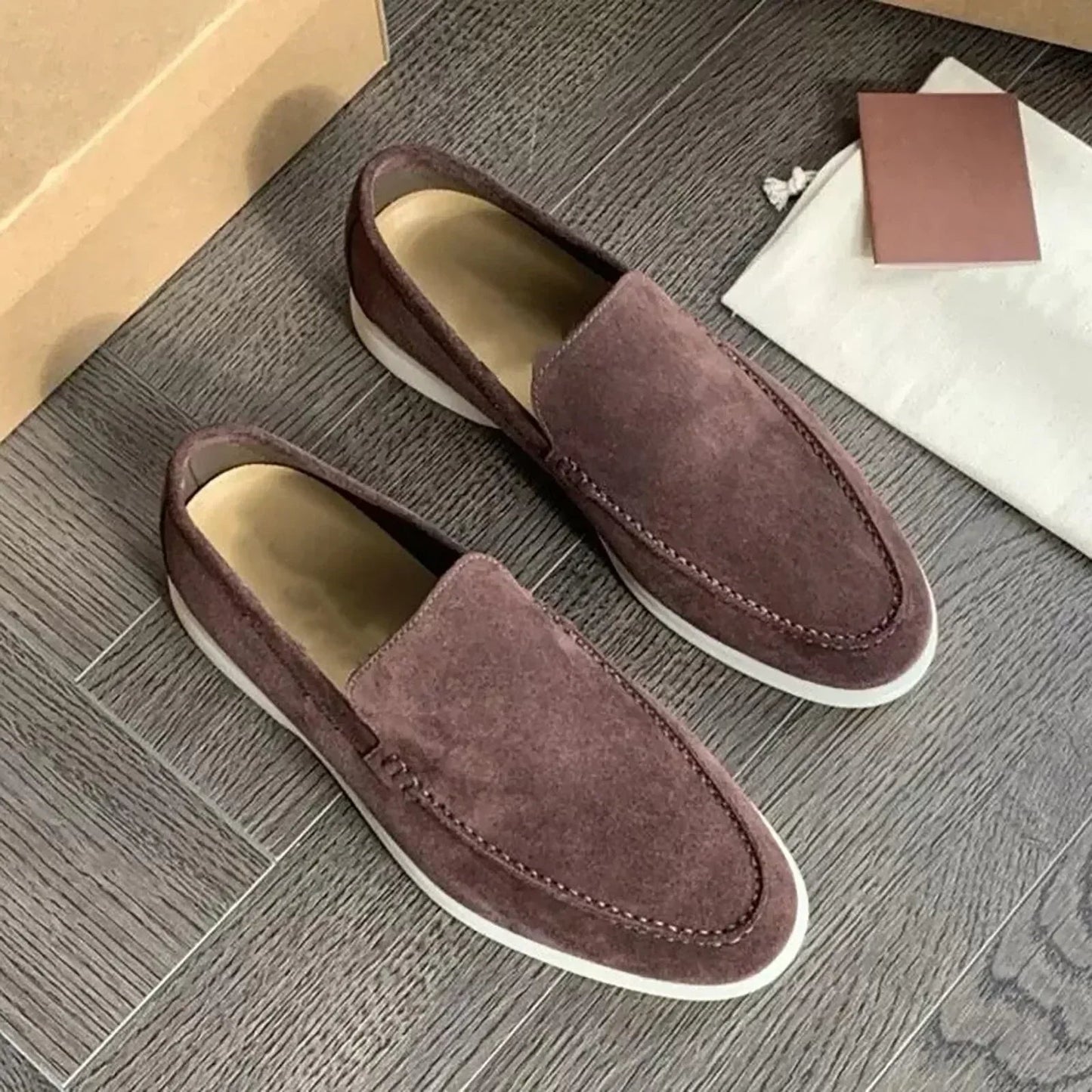 Milo Men's Brown Loafers | Classic Slip-On Design, Everyday Comfort 1