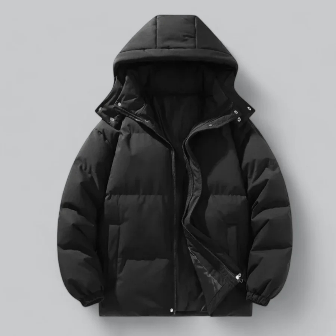 Milo Men's Hooded Puffer Jacket | Maximum Warmth, Sporty Style 0