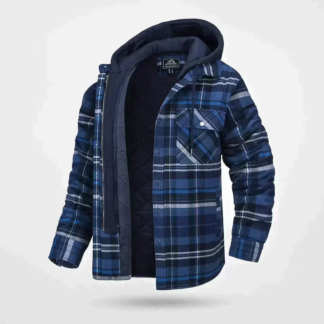 Milo Men's Jacket | Bomber Style, Winter-Ready with Protective Hood 0