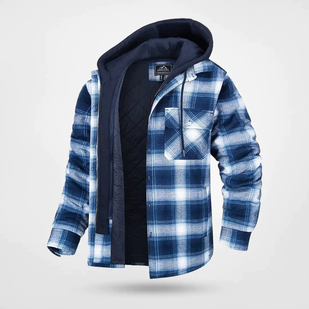 Milo Men's Jacket | Bomber Style, Winter-Ready with Protective Hood 2