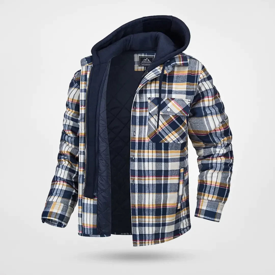 Milo Men's Jacket | Bomber Style, Winter-Ready with Protective Hood 4