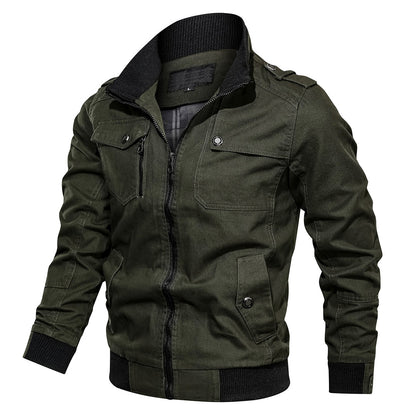 Milo Men's Jacket | Utility Design, Ribbed Cuffs, Versatile Style 0