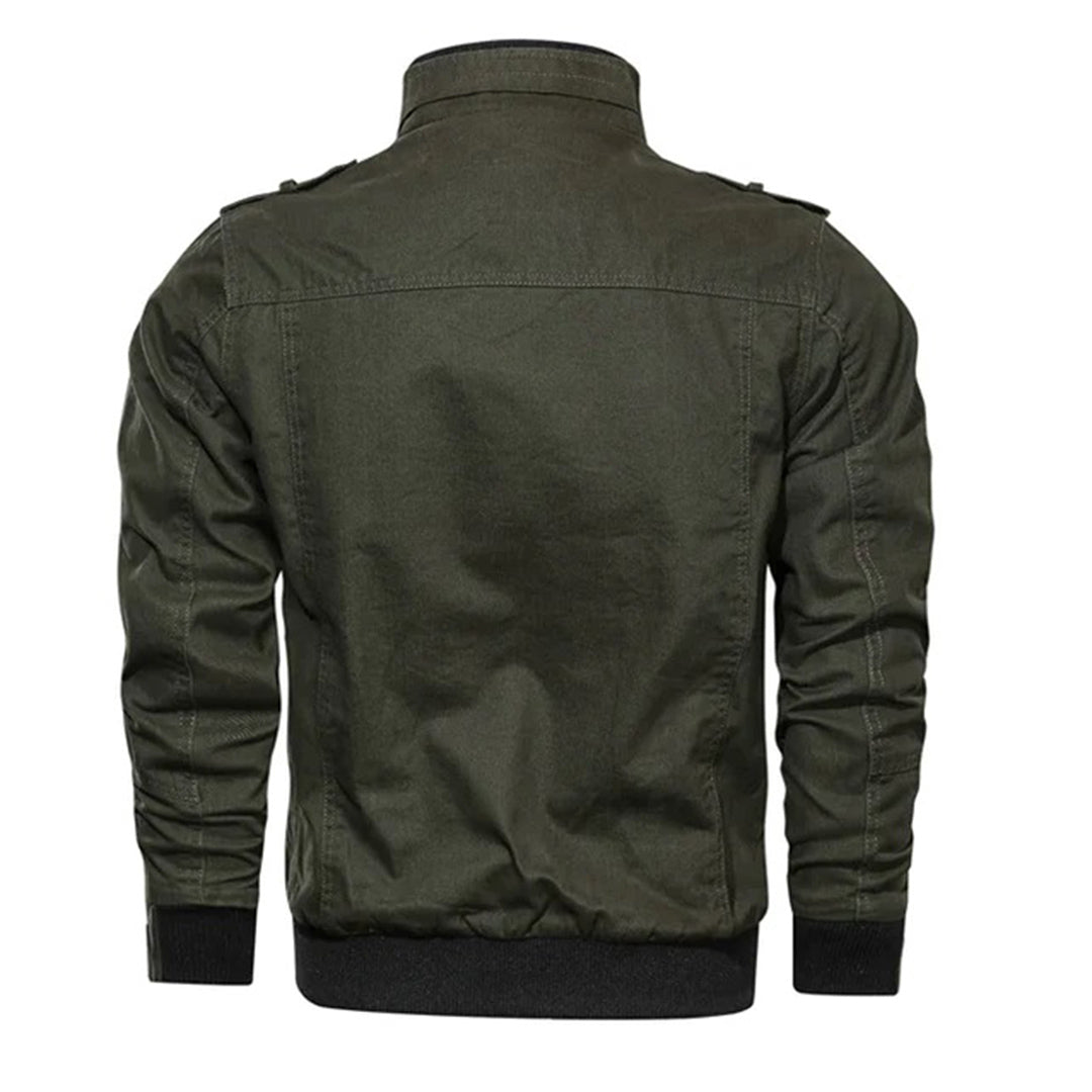 Milo Men's Jacket | Utility Design, Ribbed Cuffs, Versatile Style 1