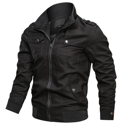 Milo Men's Jacket | Utility Design, Ribbed Cuffs, Versatile Style 2