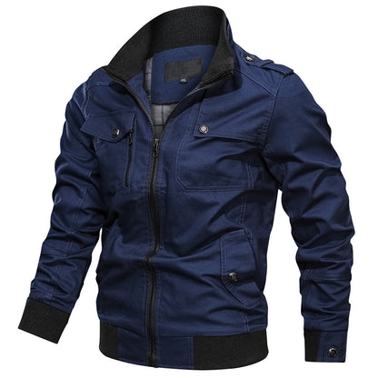 Milo Men's Jacket | Utility Design, Ribbed Cuffs, Versatile Style 3