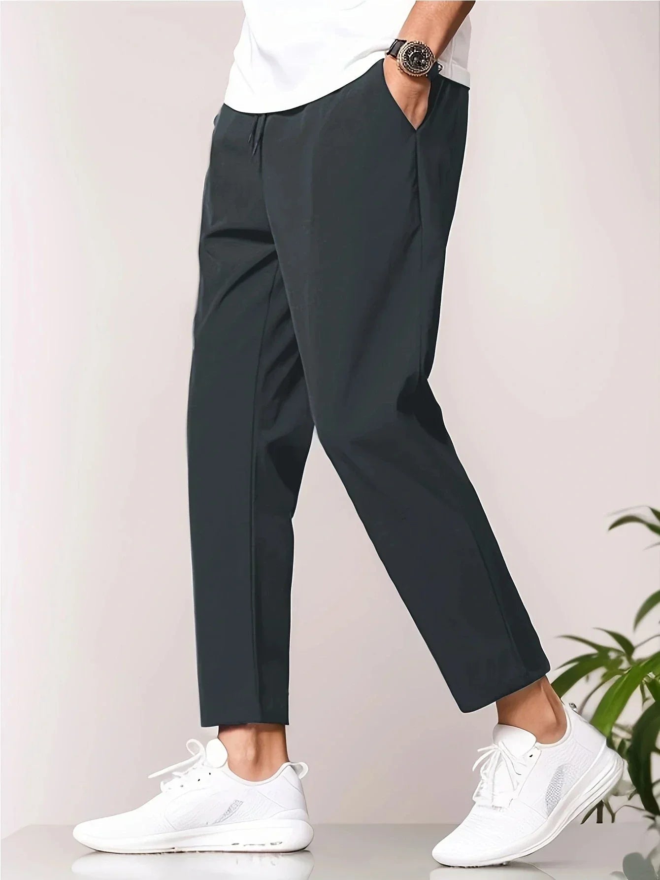 Milo Men's Jogging Pants | Cropped, Modern Fit 7