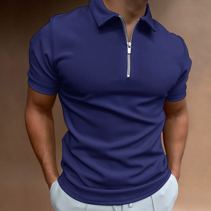 Milo Men's Polo Shirt | Modern Half-Zip Design, Casual Style 3