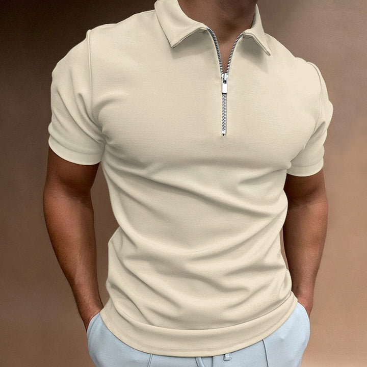 Milo Men's Polo Shirt | Modern Half-Zip Design, Casual Style 4