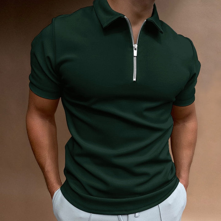 Milo Men's Polo Shirt | Modern Half-Zip Design, Casual Style 5